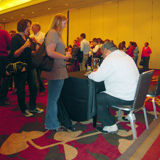 Abaini at Book Signing